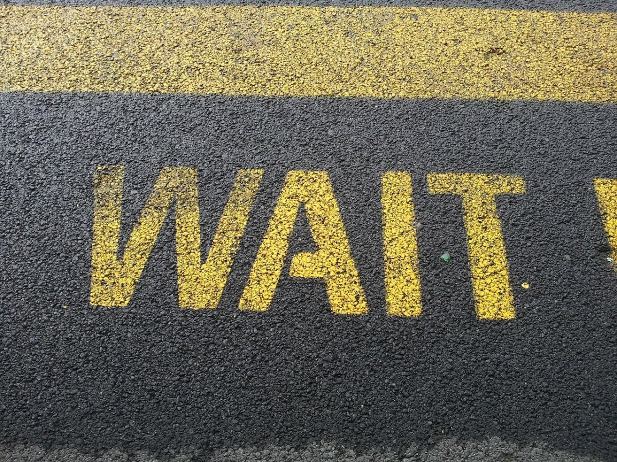 wait sign